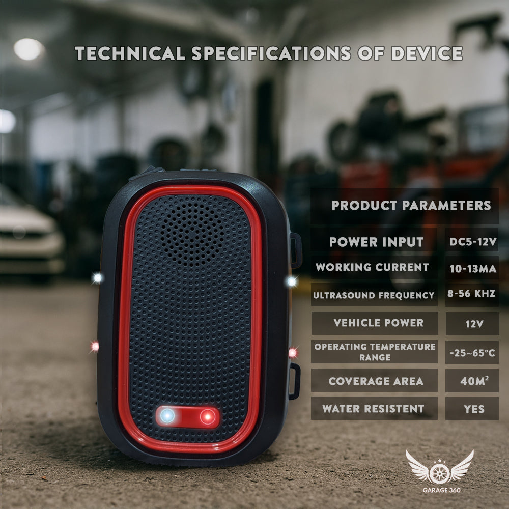 GARAGE 360 Ultrasonic Rat Repellent for Automobiles